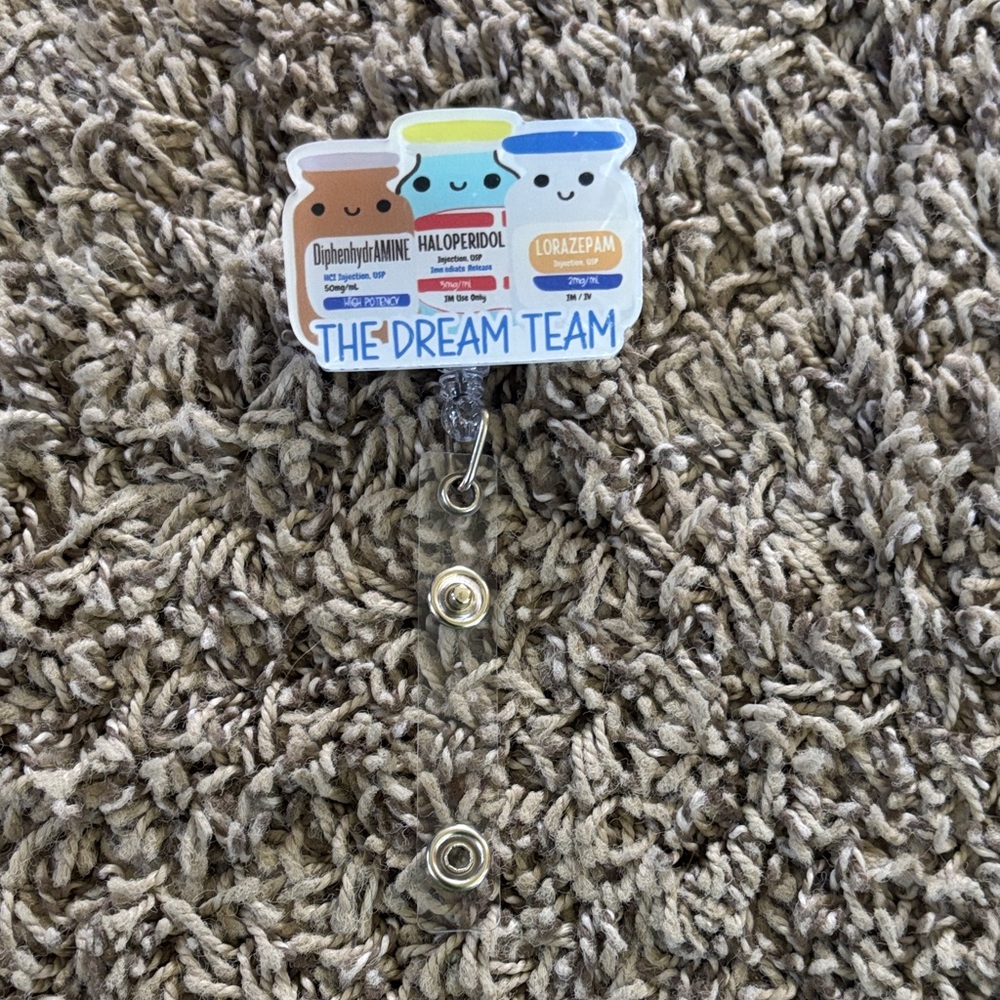 The Dream Team Badge Reel with Cartoon Design